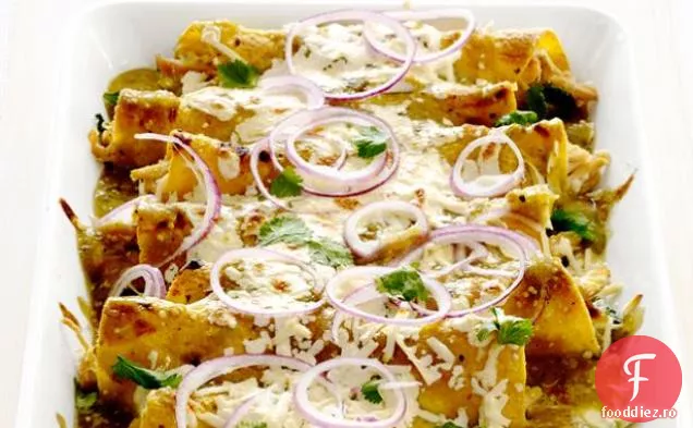 Enchiladas de pui și brânză