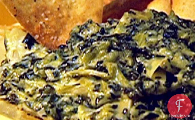 Collard verde și Anghinare Dip