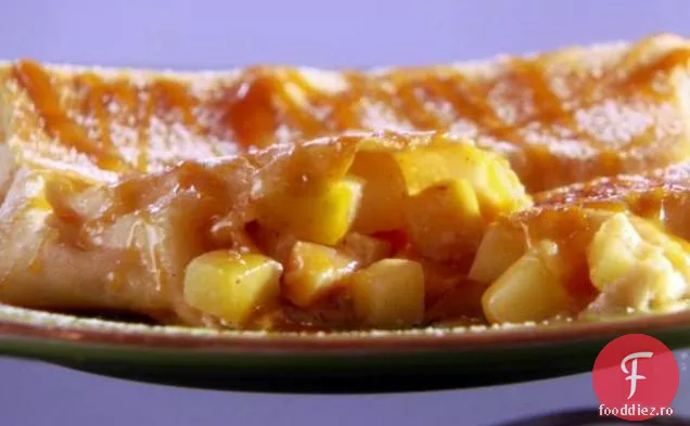 Crepe De Desert Super-Simple Cu Mere Și Scorțișoară