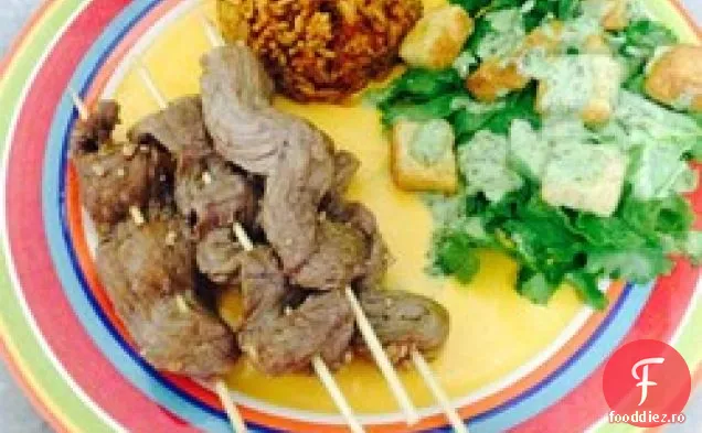 Sweet Teriyaki Beef Skewers