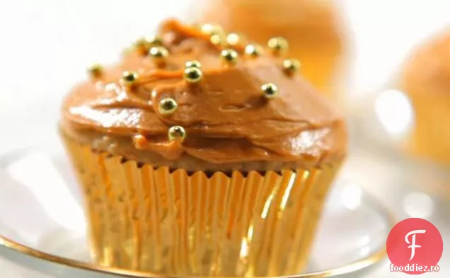 Cupcakes Cu Caramel Auriu