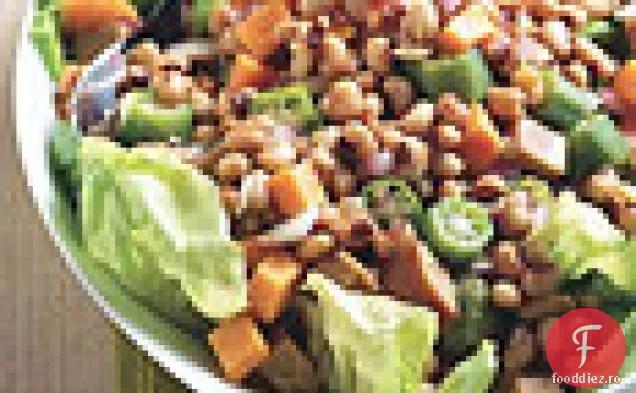 Salată Hoppin ' John cu sos de melasă
