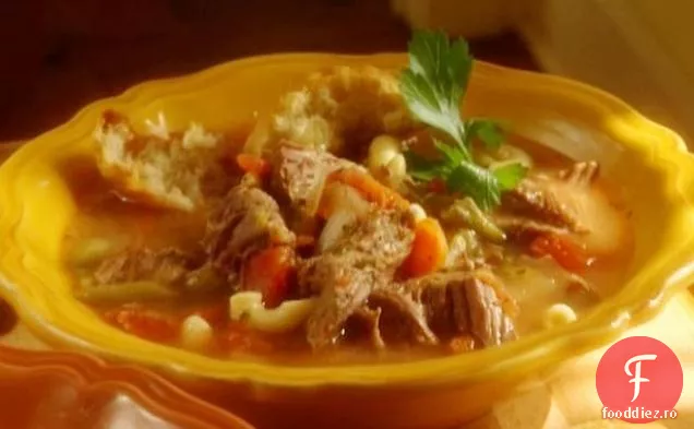 Supa de legume de vită Lady and Sons