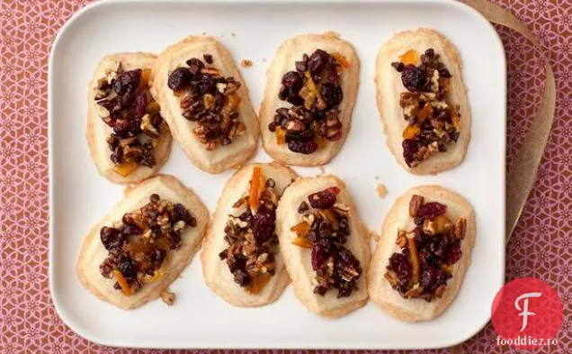 Fructe și nuci Shortbread de vacanță