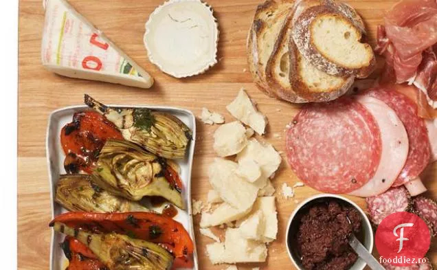 Platou Antipasto Cu Legume La Grătar