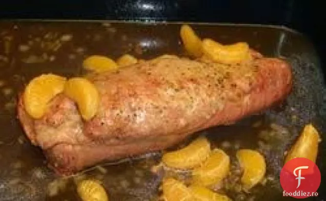 Friptură de porc cu citrice melasă au Jus