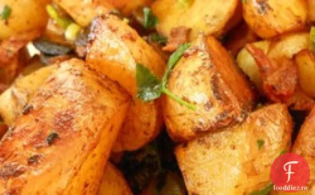 Salată De Cartofi Prăjiți Cu Glazură Balsamică