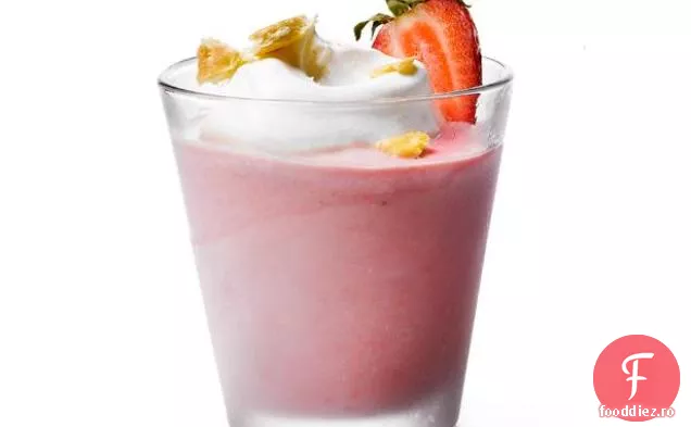 Milkshake Cu Cremă De Căpșuni