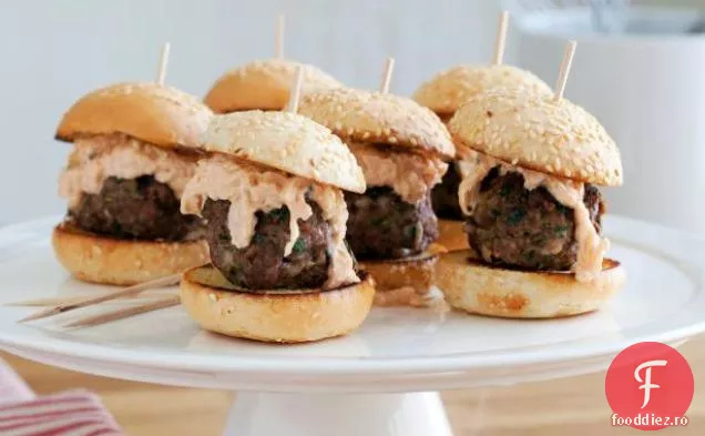 Reuben Meatball Sliders