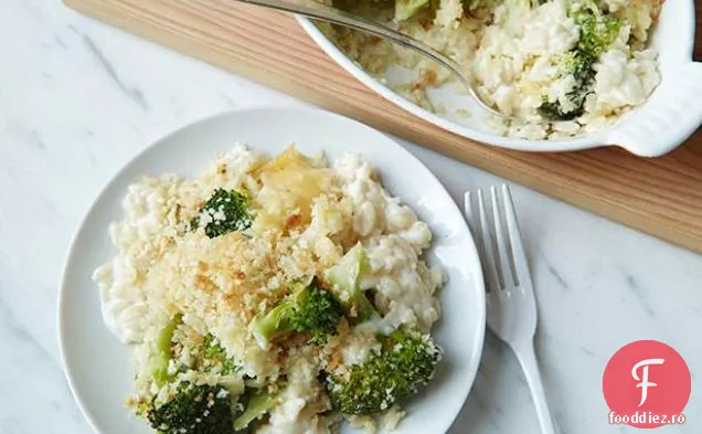Broccoli și caserola Orzo