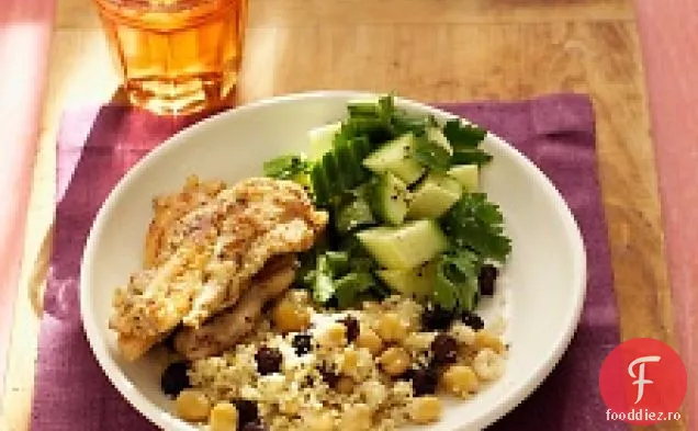 Oferte De Pui Cu Salată De Castraveți Și Cuscus De Naut