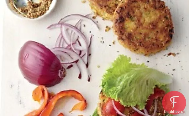 Năut-orez brun Veggie Burger