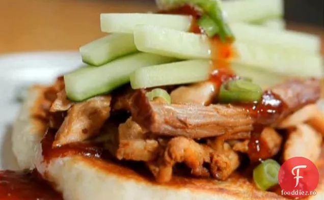 Numărătoarea inversă # 3 clătite Scallion cu curcan crocant și sos Hoisin de afine