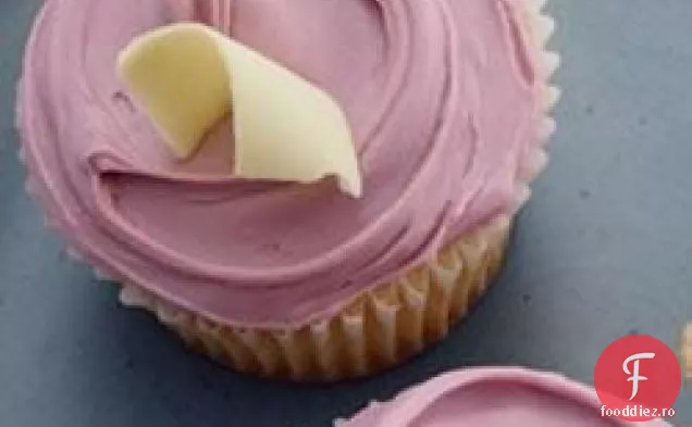 Cupcakes Cu Zmeură De Ciocolată Albă