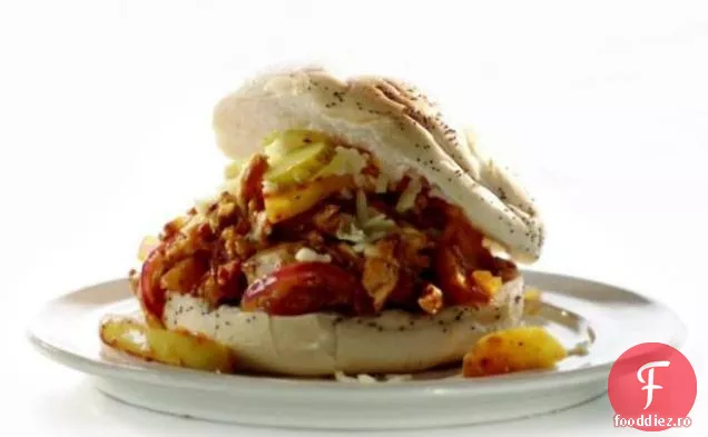 Adirondack Bacon BBQ pui, mere și ceapă
