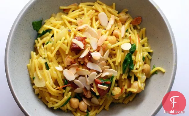 Spaghete Cu Chorizo Și Migdale