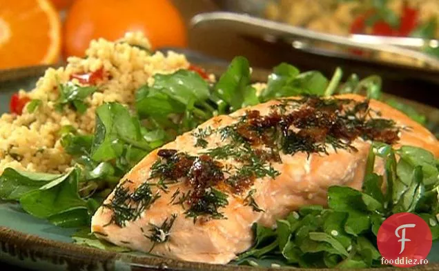 Somon La Cuptor Cu Citrice