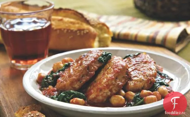 Carne De Porc Toscană Și Năut Cu Spanac
