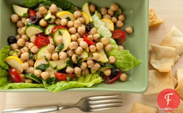 Salată Mediteraneană De Garbanzo