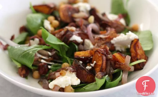 Salată De Dovlecei Și Năut Cu Portocale, Ghimbir Și Piper Negru