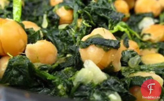 Espinacas Con Garbanzos (spanac cu fasole Garbanzo)