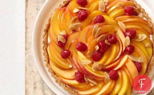 Peach Melba Tart
