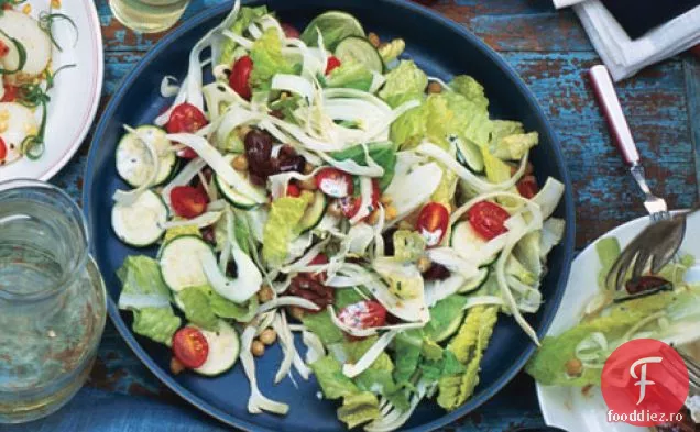 Salată Stratificată Cu Sos De Usturoi Prăjit