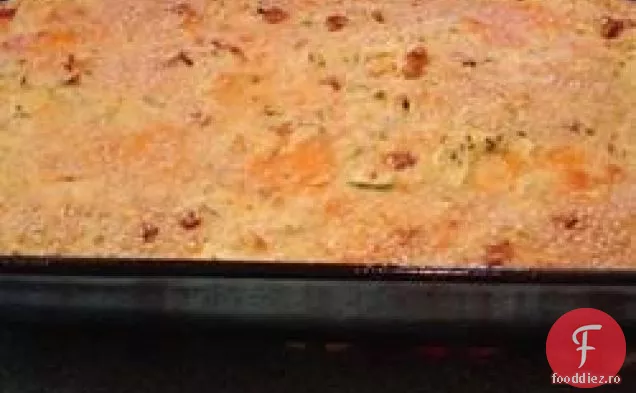Zucchini-Brânză Aperitiv Pătrate