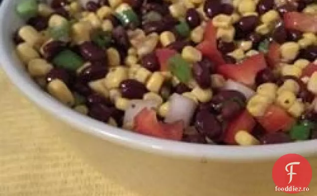 Fasole neagră și salată de porumb I