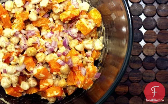 Salată Caldă De Dovlecei Și Năut