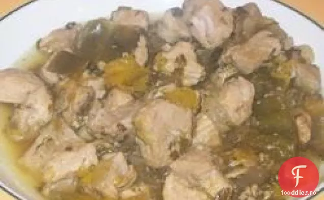 Carnea de porc verde din Chile a Biancăi