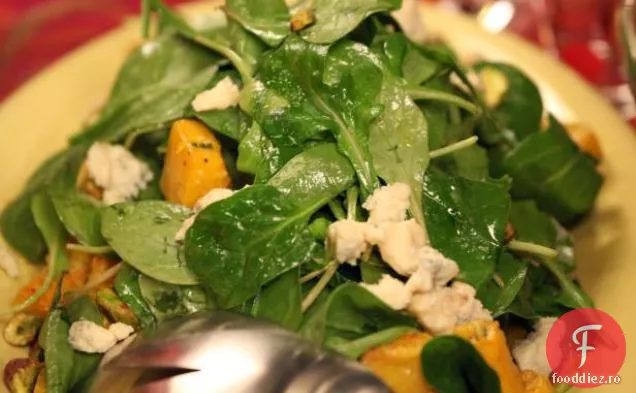 Dovleac prăjit cu fistic și Gorgonzola