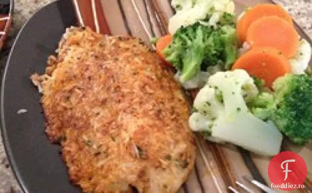 Fileuri De Tilapia Cu Crustă De Parmezan