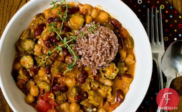 Gumbo Okra Cu Năut Și Fasole