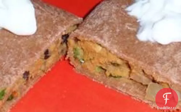 Cartofi Dulci Fasole Neagră Roll-Up-Uri