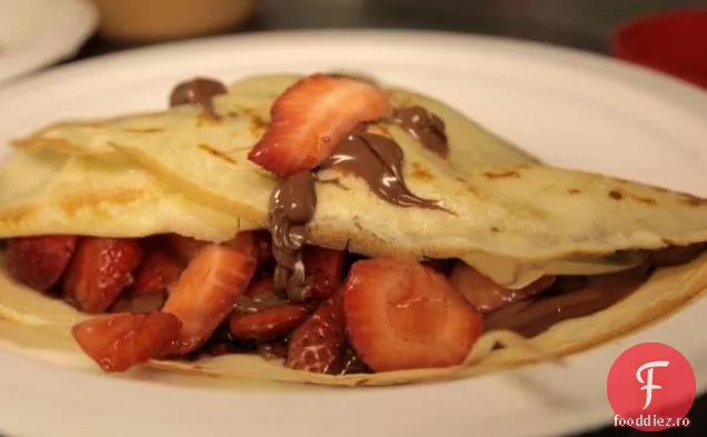 Căpșuni Alune Crepes