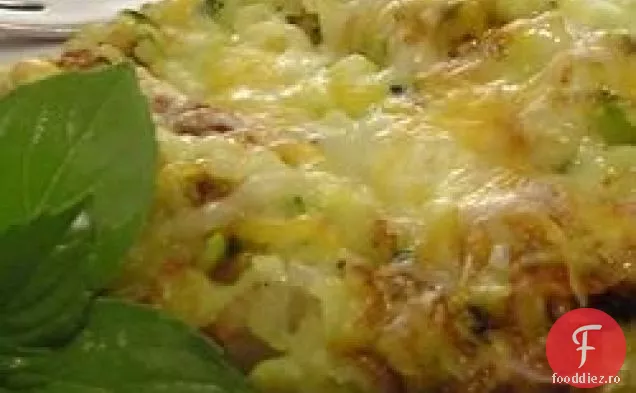 Zucchini și clătite de ceapă