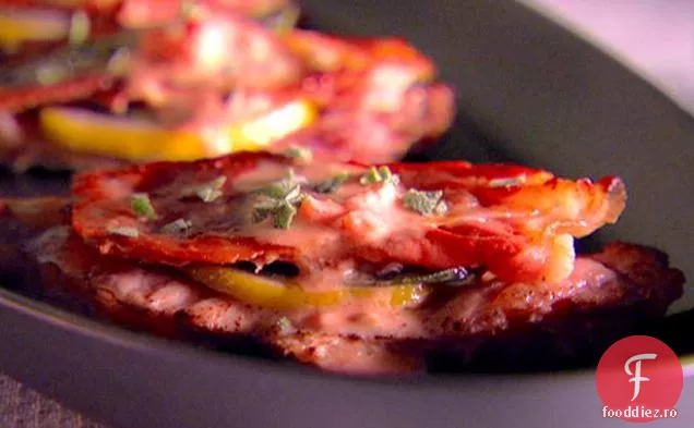 Saltimbocca de vițel și lămâie