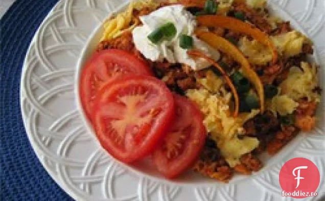 Tortilla Chorizo Scramble