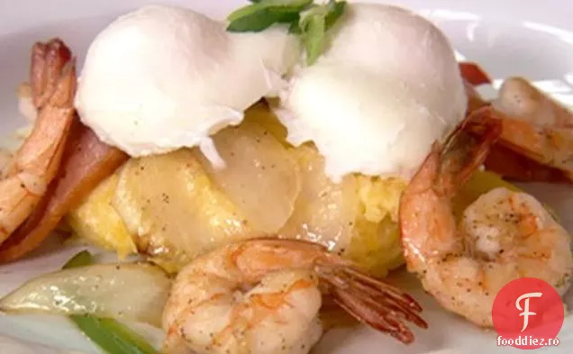 Creveți Charleston și crupe cu sos de Crab albastru Tasso