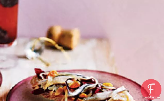 Crostini de hamsie cu gust de ceapă și stafide