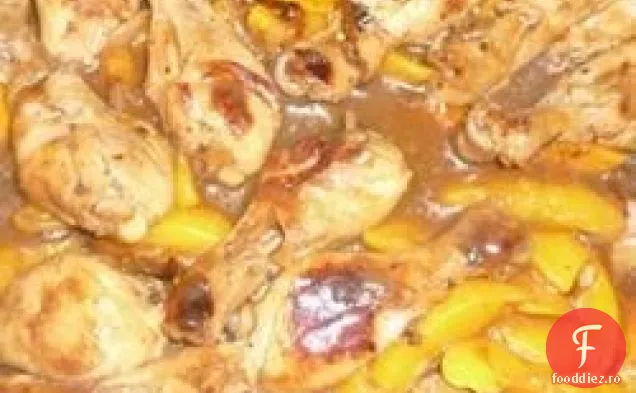 Copane cu piersică și miere