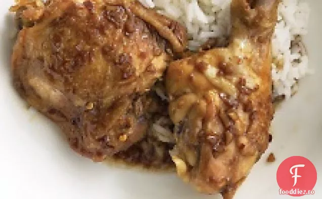 Chile-picioare de pui cu usturoi