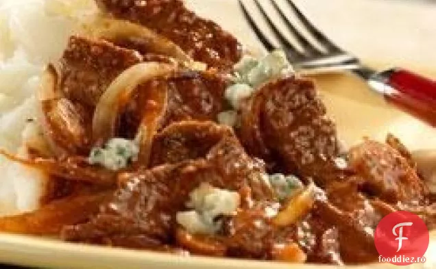 Friptură cu sos de Gorgonzola de roșii