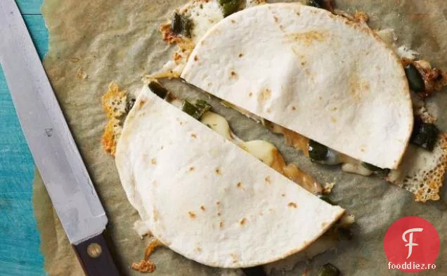 Quesadillas cu Jack și sote picant