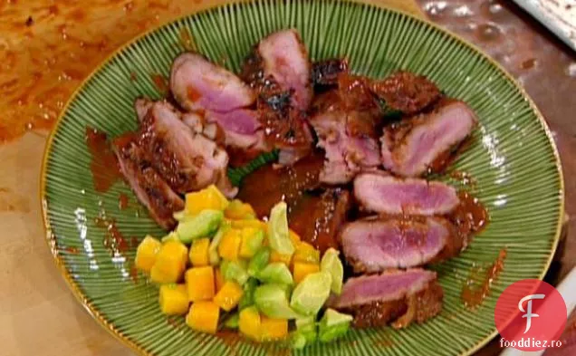 Muschiulet de porc cu sos Barbeque Guava