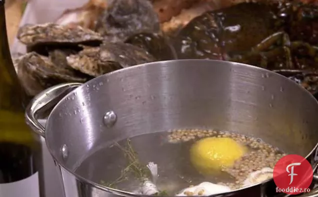 Lichid de braconaj pentru homar (Bouillon de curte)