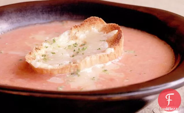 Supă Proaspătă De Roșii Gratinată