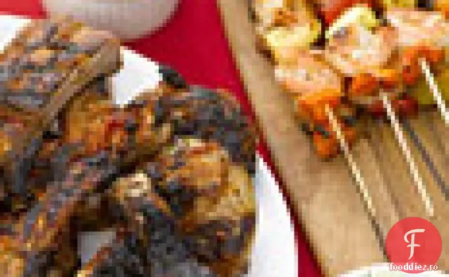 Puiul și coastele la grătar ale fratelui David