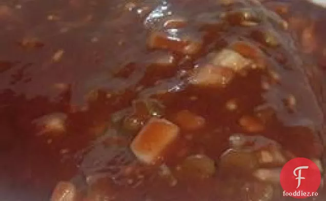 Ting-Oraș Barbeque Carne De Vită Sandwich